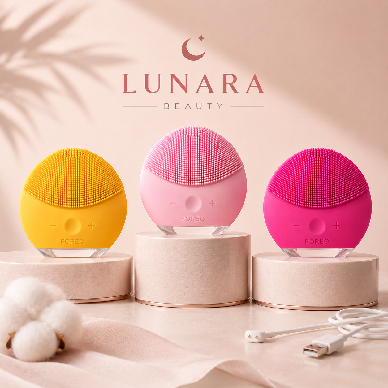 Limpiador Facial Eléctrico de Silicona